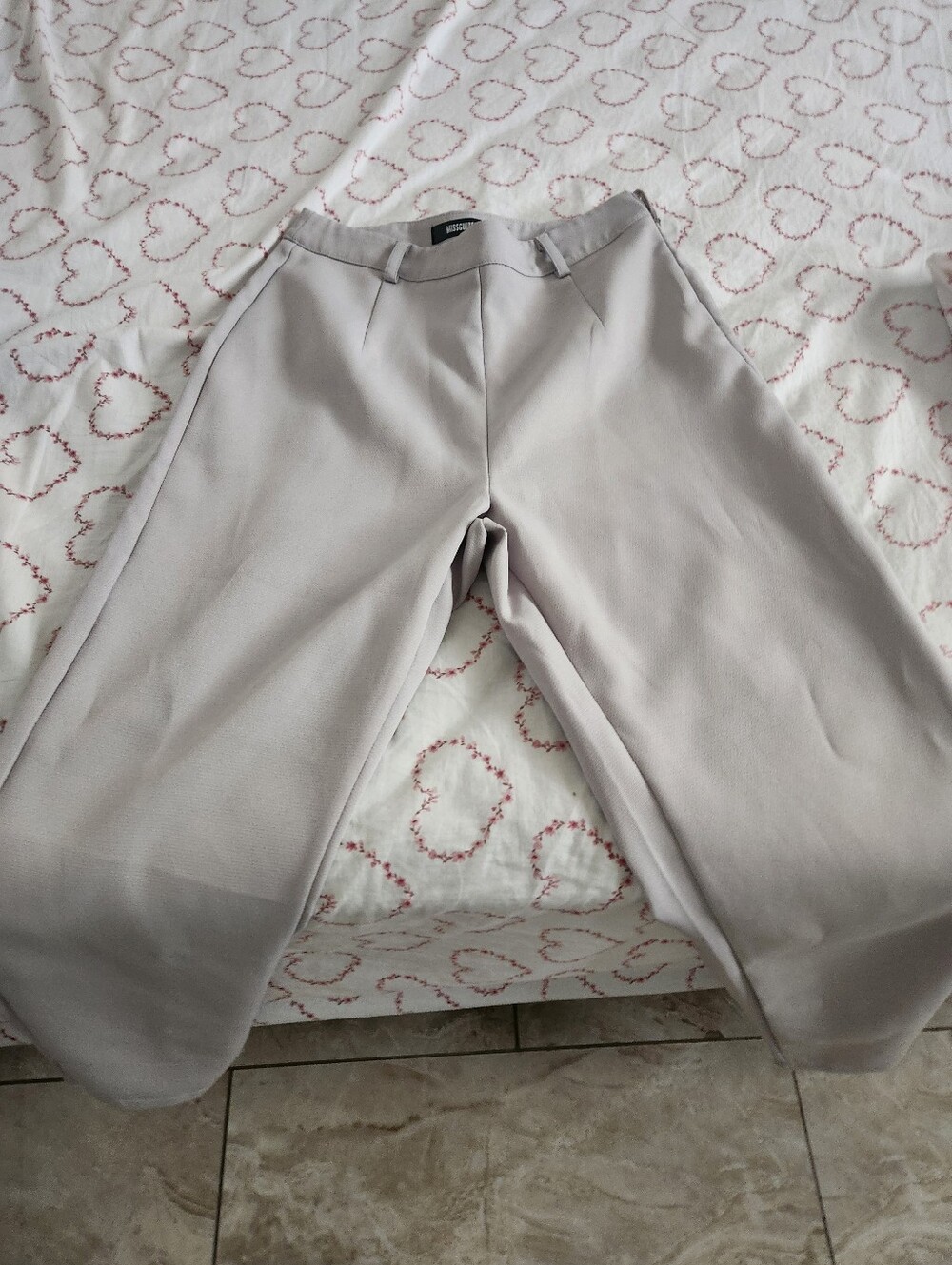 Women's Light Gray Dress Pants